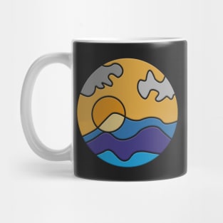 Sea Sun & Clouds Mug